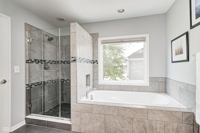 10717 Windermere Blvd, Fishers, IN 46037 - full bath featuring a bath and a shower stall