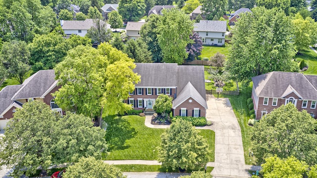 10717 Windermere Blvd, Fishers, IN 46037 - view from above of property with a tree filled landscape