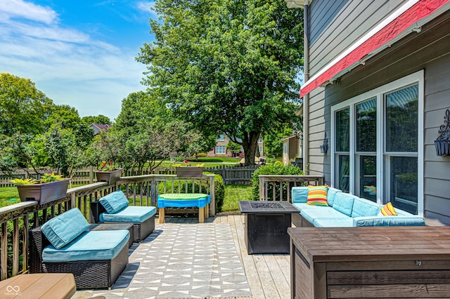 10717 Windermere Blvd, Fishers, IN 46037 - view of patio / terrace featuring an outdoor hangout area and a wooden deck