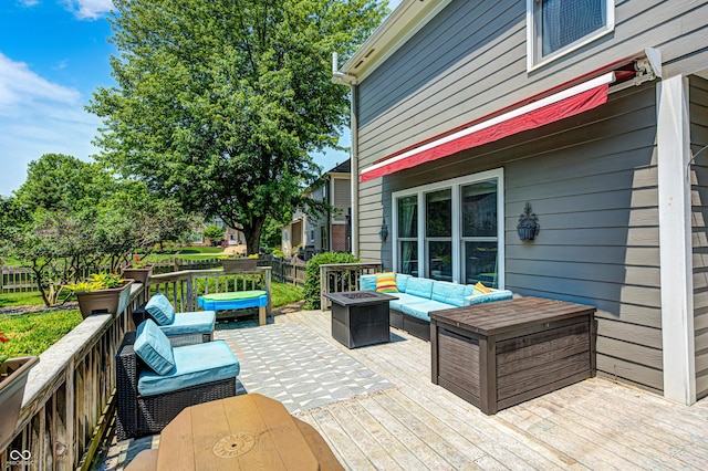 10717 Windermere Blvd, Fishers, IN 46037 - wooden deck featuring an outdoor living space