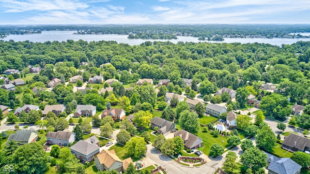 10717 Windermere Blvd, Fishers, IN 46037 - aerial perspective of suburban area featuring a nearby body of water