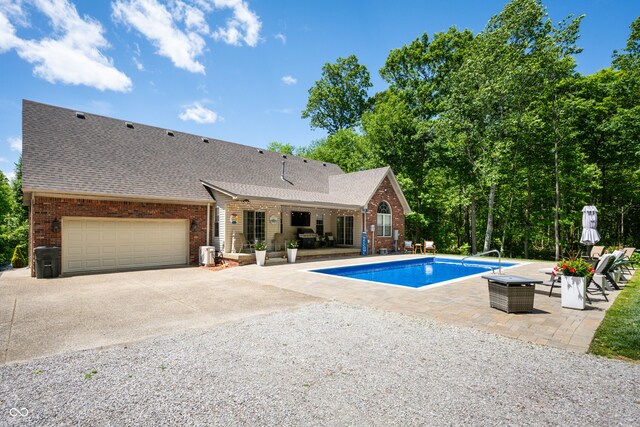 128 Walts Rd, Georgetown, IN 47122 - swimming pool featuring a patio area