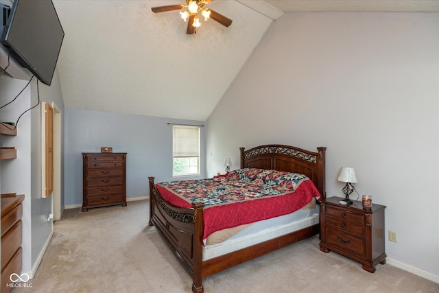 1159 Oak Leaf Rd, Franklin, IN 46131 - bedroom featuring light colored carpet and ceiling fan