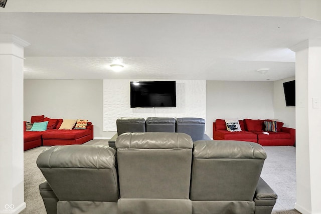 10902 Jimmy Lake Dr, Indianapolis, IN 46239 - carpeted living room featuring baseboards