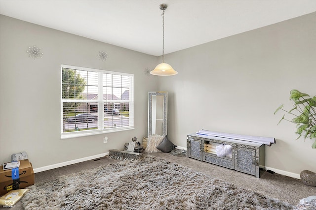 10902 Jimmy Lake Dr, Indianapolis, IN 46239 - dining area with carpet flooring and baseboards