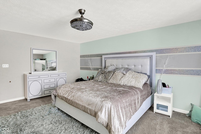 10902 Jimmy Lake Dr, Indianapolis, IN 46239 - carpeted bedroom with baseboards and a textured ceiling