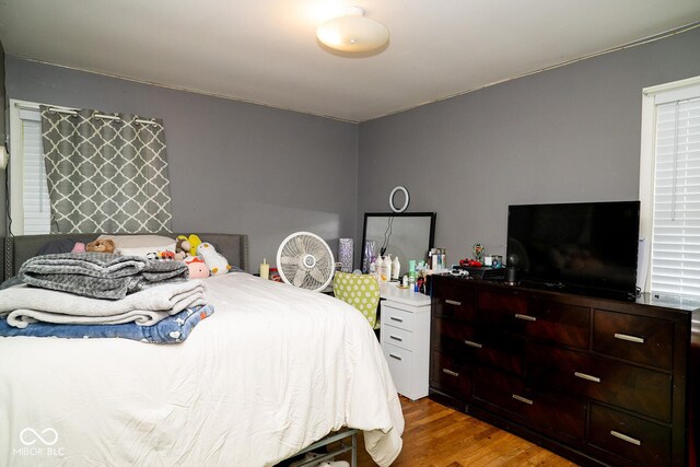 6180 Winnpeny Ln, Indianapolis, IN 46220 - bedroom featuring wood finished floors