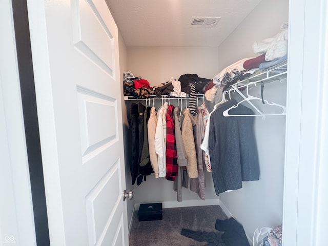 2358 S Stonehill Way, New Palestine, IN 46163 - walk in closet featuring carpet flooring