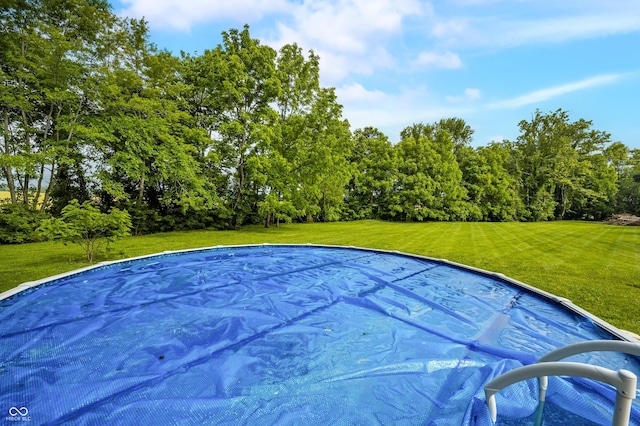 379 N Marion St, Morgantown, IN 46160 - view of swimming pool featuring a yard