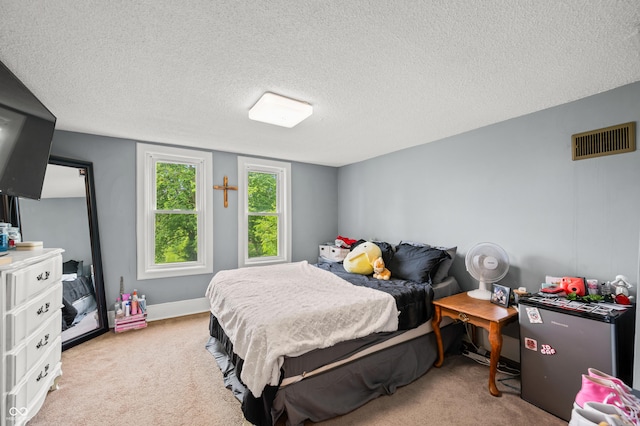 379 N Marion St, Morgantown, IN 46160 - bedroom featuring carpet floors and a textured ceiling