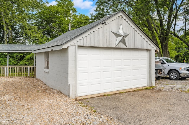 379 N Marion St, Morgantown, IN 46160 - view of detached garage