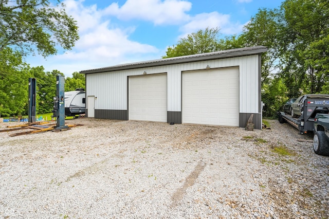 379 N Marion St, Morgantown, IN 46160 - view of detached garage