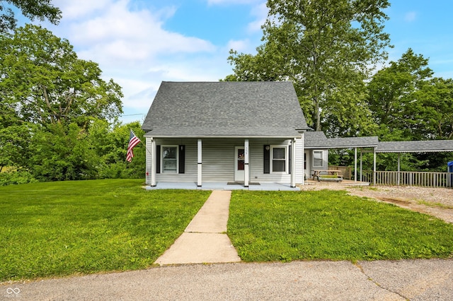 379 N Marion St, Morgantown, IN 46160 - view of front of property with roof with shingles and a porch