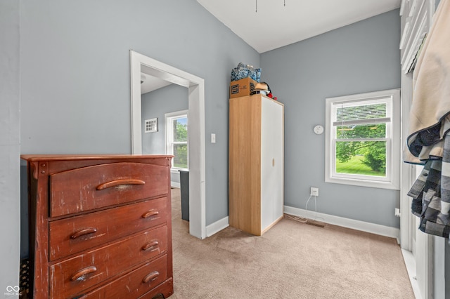 379 N Marion St, Morgantown, IN 46160 - bedroom featuring light colored carpet, multiple windows, and baseboards