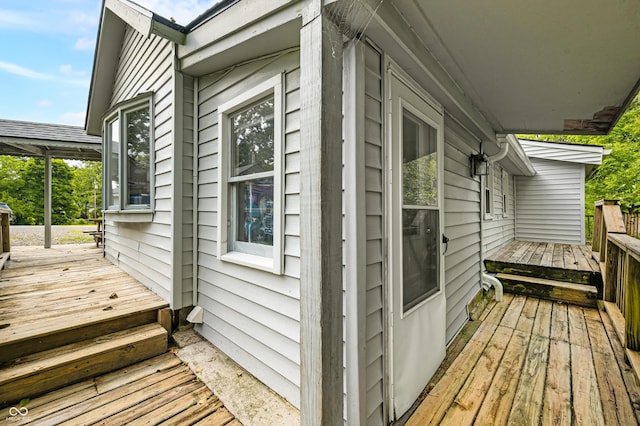 379 N Marion St, Morgantown, IN 46160 - view of wooden terrace