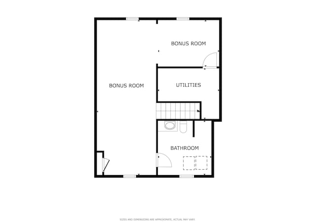 311 S 6th Ave, Beech Grove, IN 46107 - floor plan / room layout