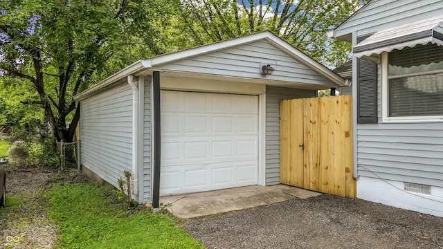 311 S 6th Ave, Beech Grove, IN 46107 - detached garage featuring driveway