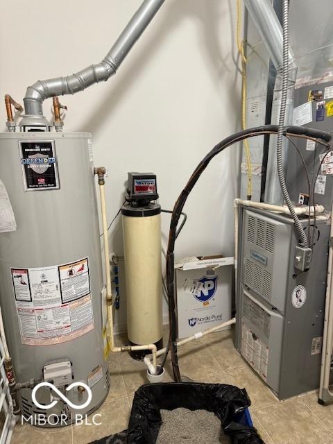 5304 Appleseed Way, Indianapolis, IN 46217 - utility room featuring water heater