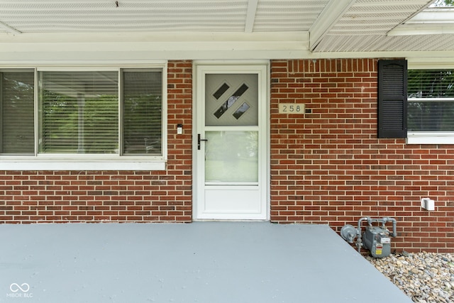258 N Green Springs Rd, Indianapolis, IN 46214 - property entrance with brick siding