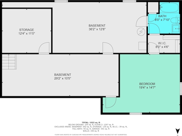 527 E 125 S, Williamsport, IN 47993 - room layout
