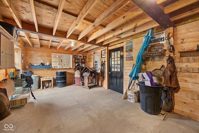527 E 125 S, Williamsport, IN 47993 - basement with wood walls