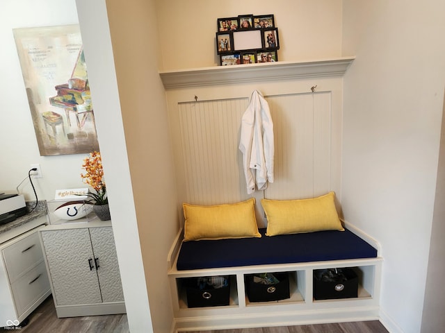6731 Keepsake Dr, Whitestown, IN 46075 - mudroom featuring wood finished floors
