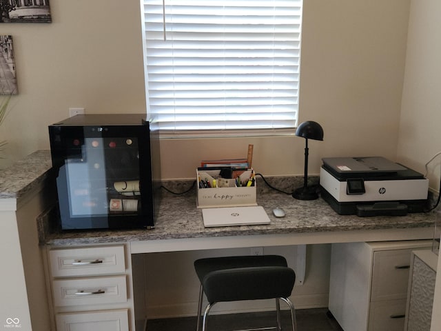 6731 Keepsake Dr, Whitestown, IN 46075 - office featuring built in study area