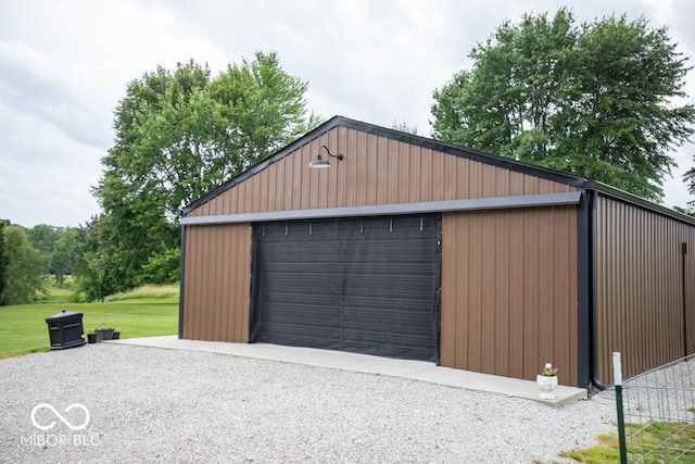 2640 E County Road 600 S, North Vernon, IN 47265 - view of detached garage