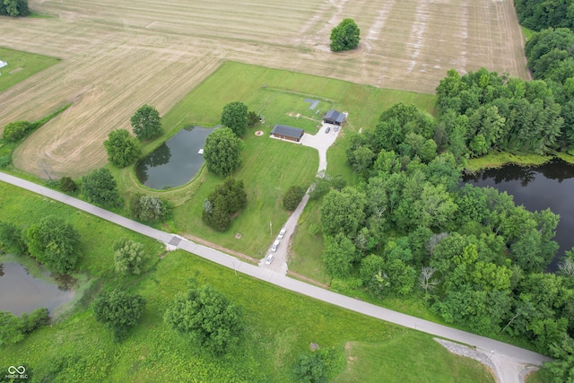 2640 E County Road 600 S, North Vernon, IN 47265 - aerial view of property's location featuring a large body of water and rural landscape