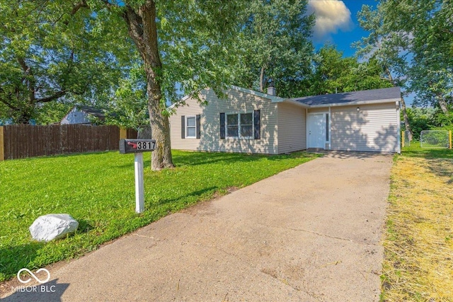 3817 Strathmore Dr, Indianapolis, IN 46235 - view of front of house featuring concrete driveway