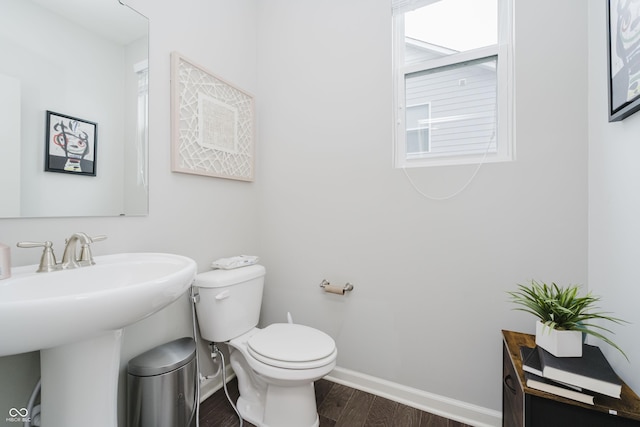 15598 Memorial Way, Fishers, IN 46037 - bathroom with baseboards and wood finished floors