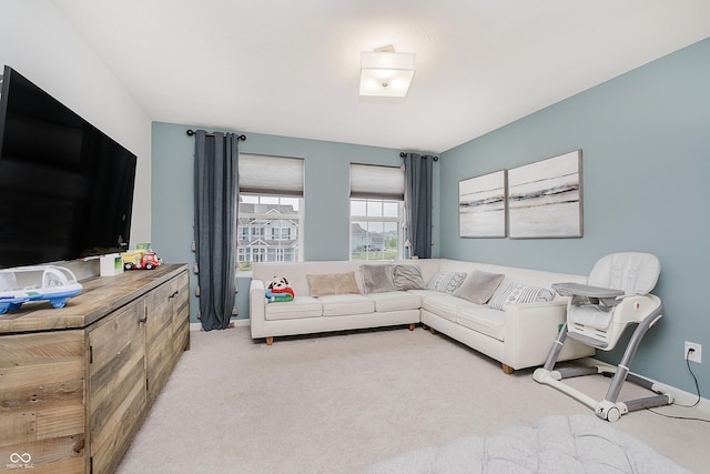 15598 Memorial Way, Fishers, IN 46037 - living room with light colored carpet and baseboards