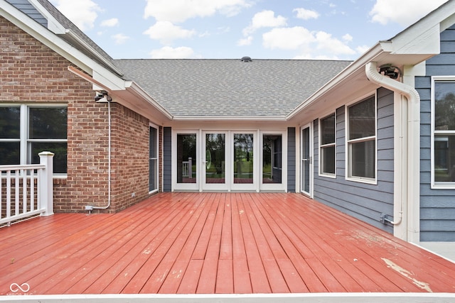 5695 N Red Oak Dr, Greenfield, IN 46140 - view of wooden terrace