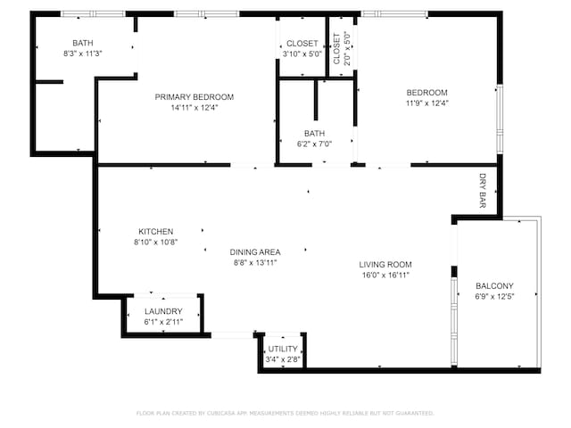 721 E N St Unit 2C, Indianapolis, IN 46202 - view of home floor plan