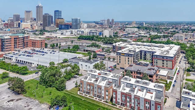 751 Switchyard Pl, Indianapolis, IN 46202 - bird's eye view of city skyline