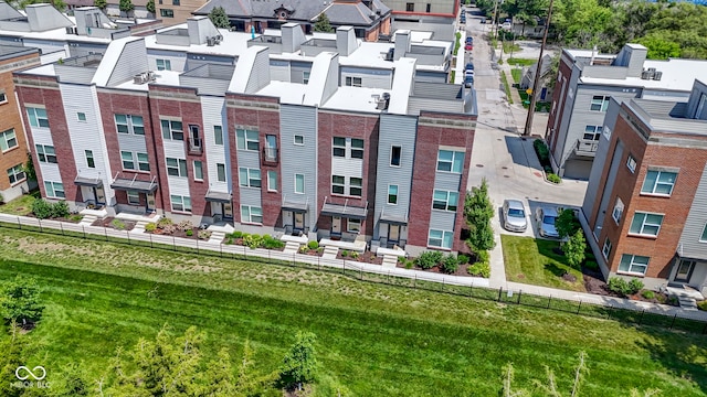 751 Switchyard Pl, Indianapolis, IN 46202 - aerial perspective of suburban area