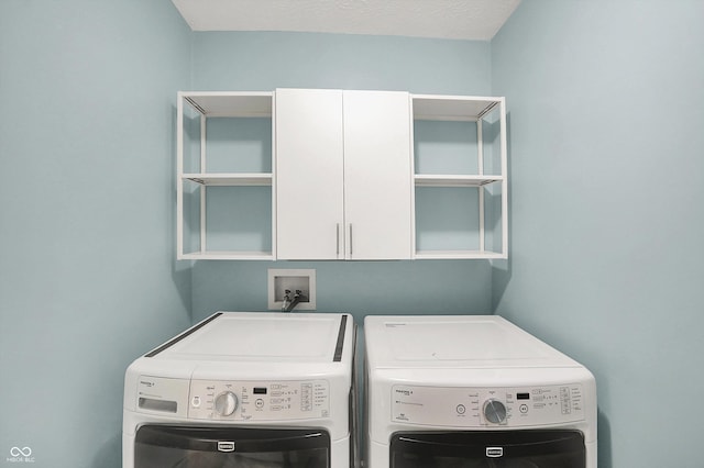 1343 Turfway Dr, Avon, IN 46123 - washroom with cabinet space and washer and dryer