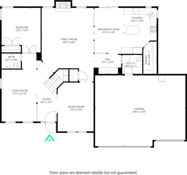1343 Turfway Dr, Avon, IN 46123 - view of home floor plan