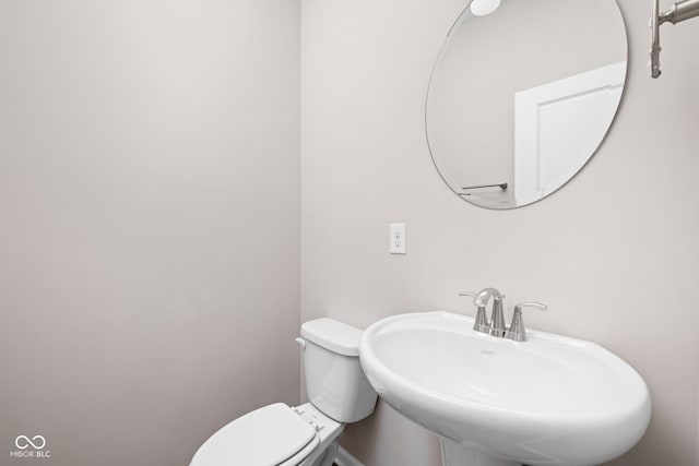 2892 Maricopa Blvd, Whitestown, IN 46075 - half bathroom with a sink and toilet