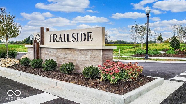 2892 Maricopa Blvd, Whitestown, IN 46075 - view of community sign