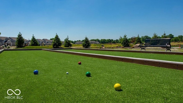 2892 Maricopa Blvd, Whitestown, IN 46075 - surrounding community with a game area and a residential view