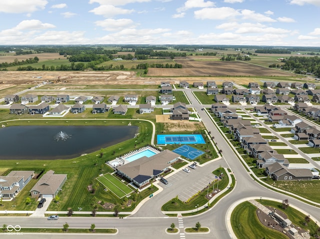 2892 Maricopa Blvd, Whitestown, IN 46075 - aerial view of residential area with a nearby body of water