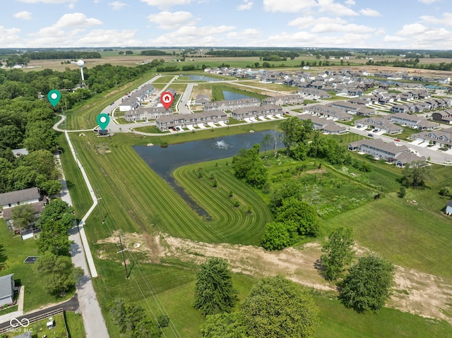 2892 Maricopa Blvd, Whitestown, IN 46075 - aerial view of property's location with a nearby body of water