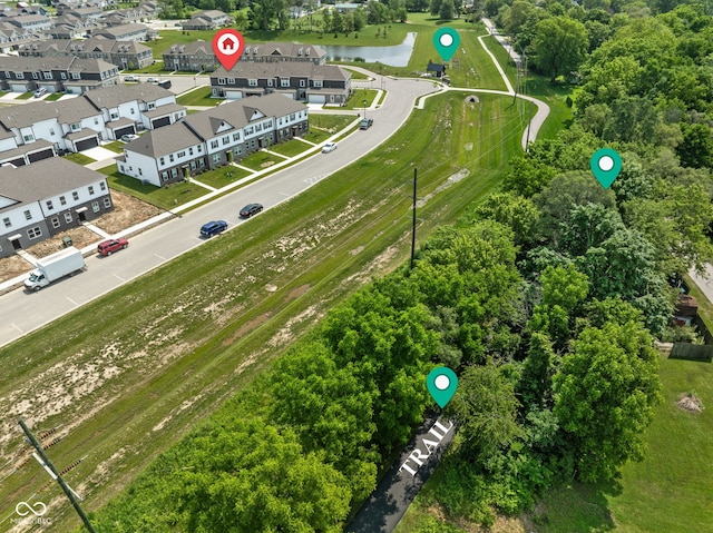 2892 Maricopa Blvd, Whitestown, IN 46075 - bird's eye view of a large body of water and a tree filled landscape