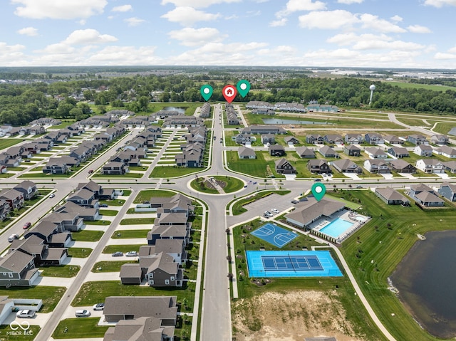 2892 Maricopa Blvd, Whitestown, IN 46075 - aerial overview of property's location with nearby suburban area