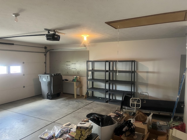 5632 Spring Mist Cir, Indianapolis, IN 46237 - garage featuring a garage door opener