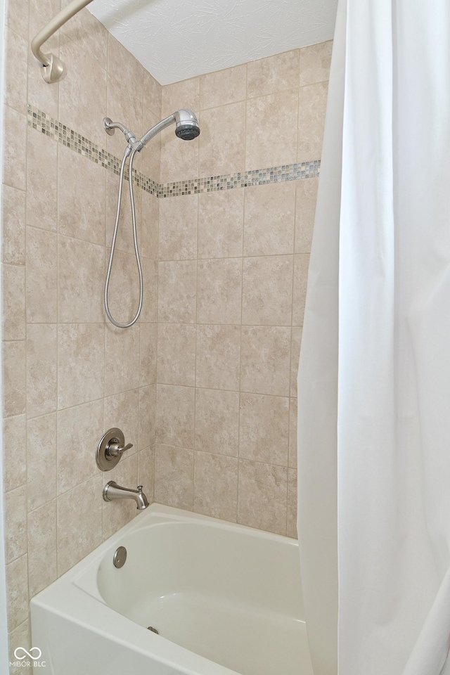 13616 Whitten Dr N, Fishers, IN 46037 - bathroom featuring shower / bath combination with curtain