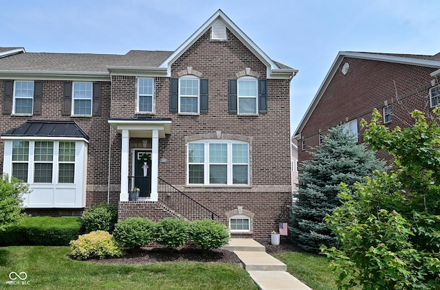 13616 Whitten Dr N, Fishers, IN 46037 - view of front of property with brick siding