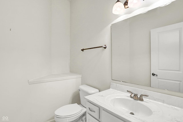 4810 Crystal River Ct, Indianapolis, IN 46240 - half bath featuring vanity and toilet