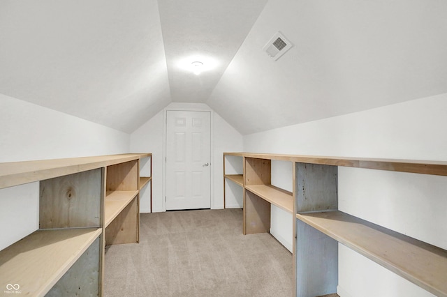 4810 Crystal River Ct, Indianapolis, IN 46240 - spacious closet with light colored carpet and vaulted ceiling